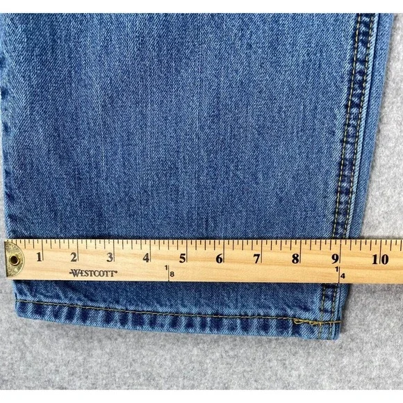 Cinch White Label Men's Jeans 40x32 Relaxed Fit Straight Leg Blue Denim Western - Picture 6 of 8